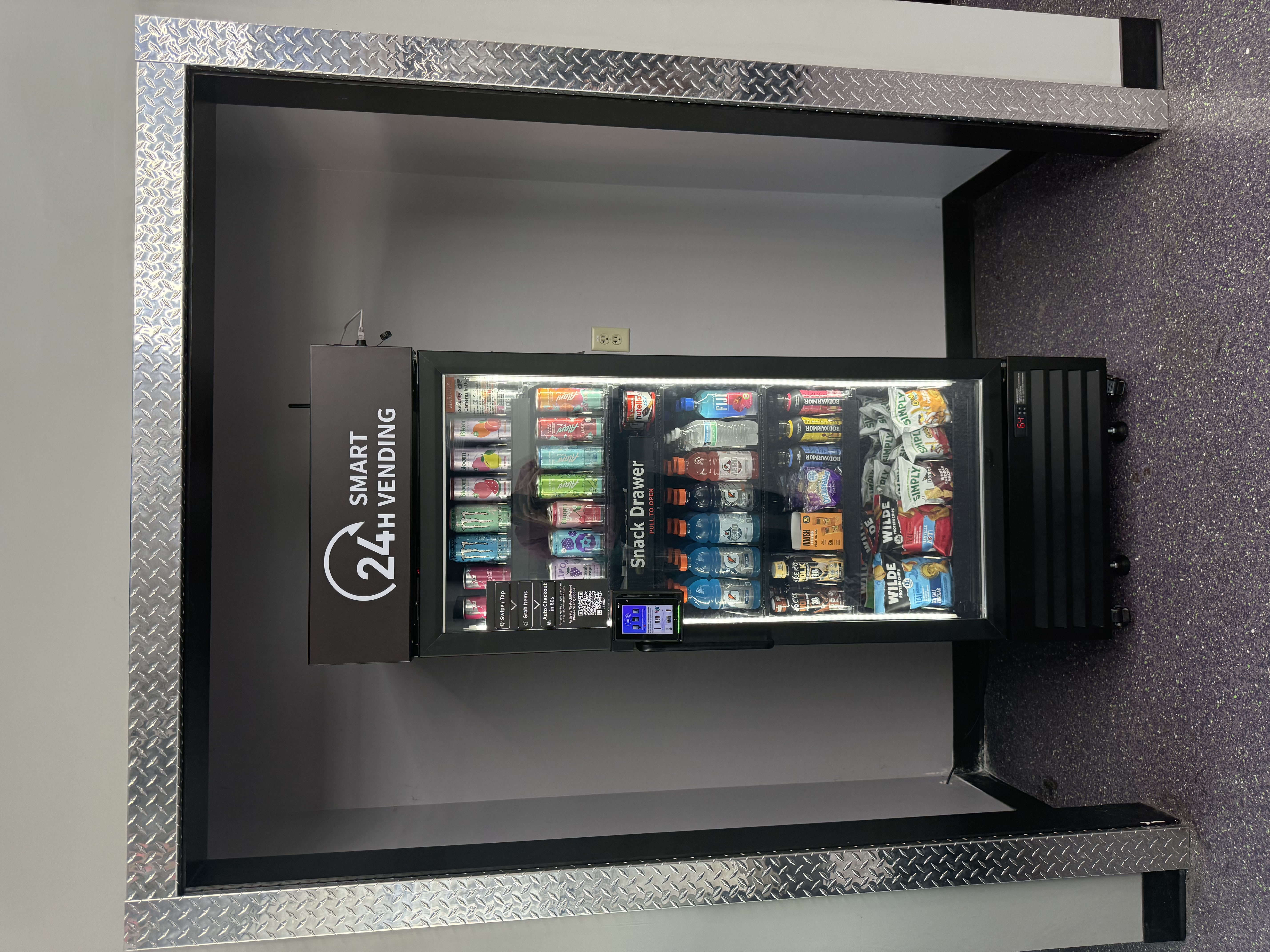 Snack Ninja AI smart cooler front view